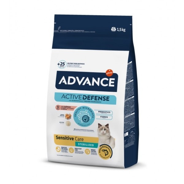 Advance Kısırlaştırılmış Kedi Maması Somonlu 1,5 kg