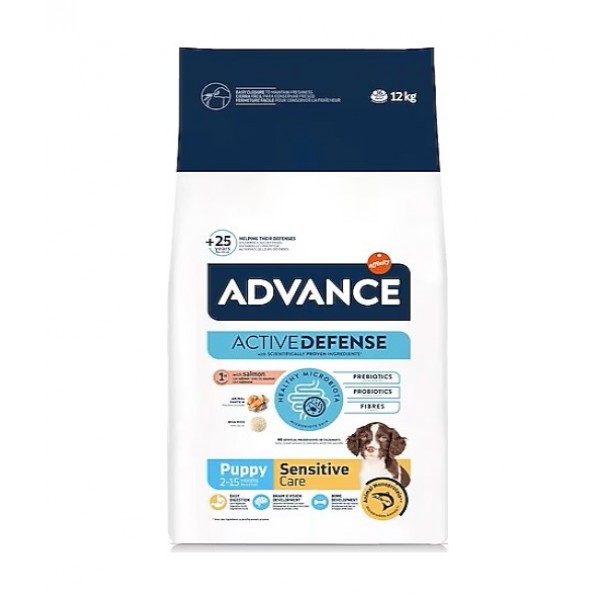 Advance Sensitive Care Somonlu Yavru Köpek Maması 12 kg