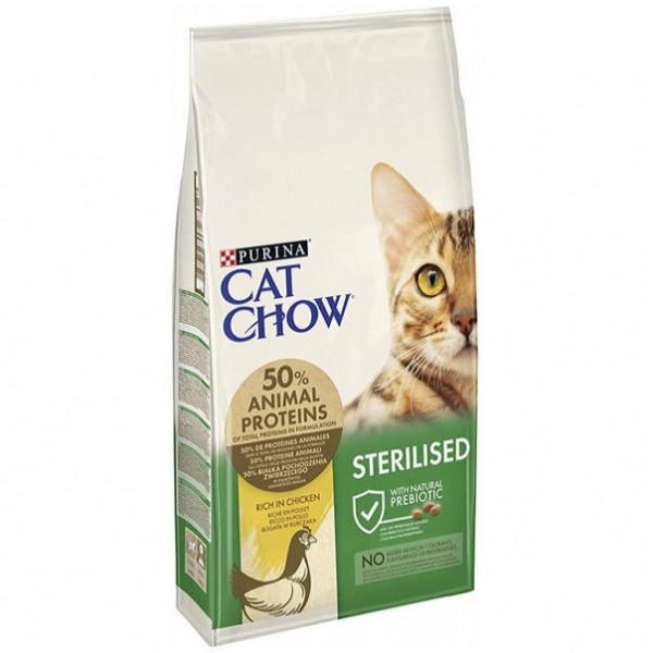 Cat Chow Tavuklu Kısırlaştırılmış Kedi Maması 15 kg