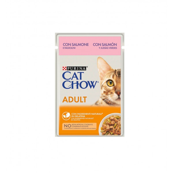 Cat Chow Yaş Kedi Maması Somonlu 85 gr