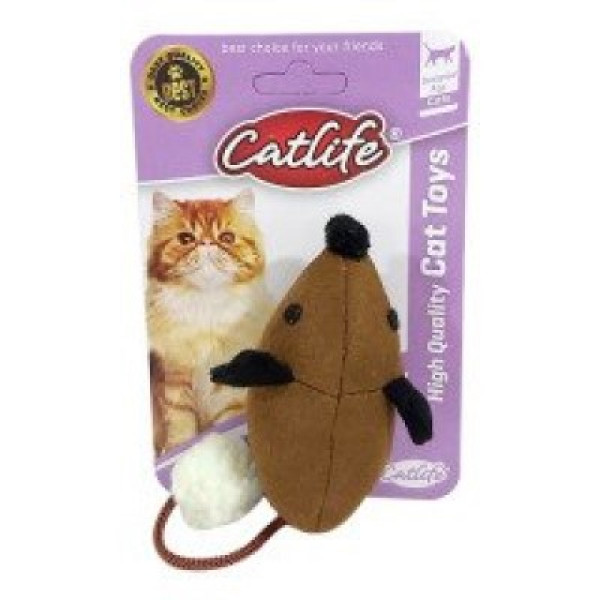 Catlife Kedi Oyuncağı Ponpon Kuyruklu Peluş Fare