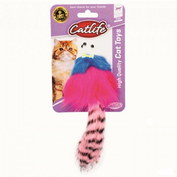 Catlife Kedi Oyuncağı Renkli Tüylü Fare
