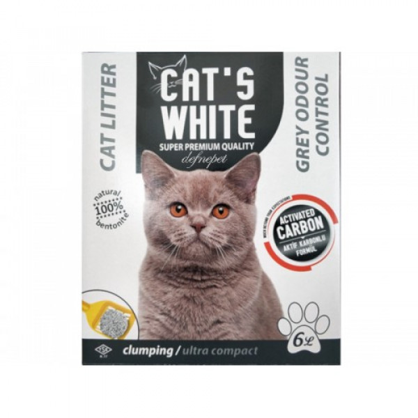 Cat’s White Aktif Karbonlu Kedi Kumu 6 lt