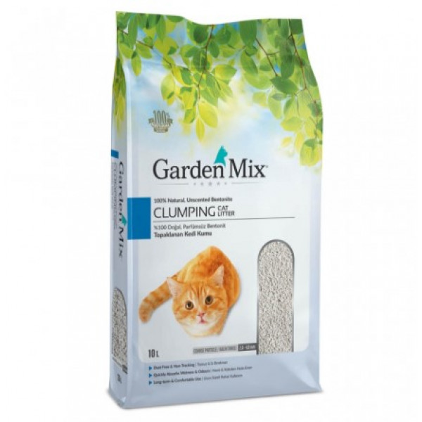 Garden Mix Kalın Taneli Topaklanan Kedi Kumu 10 lt