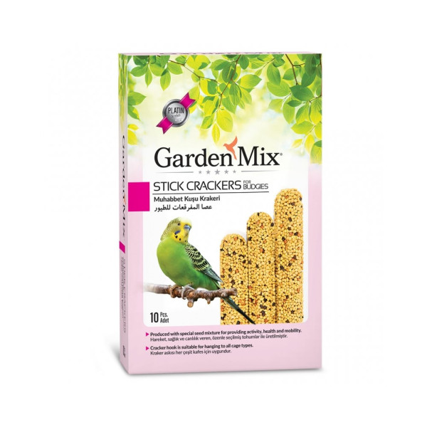 Garden Mix Ballı Muhabbet Kuşu Krakeri 10 Adet