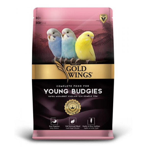 Gold Wings Premium Yavru Muhabbet Kuşu Yemi 1 Kg