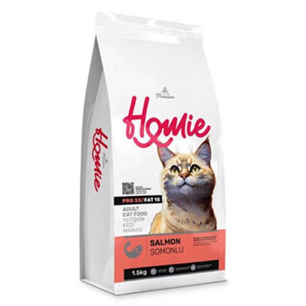 Homie Somonlu Yetişkin Kedi Maması 1,5 kg