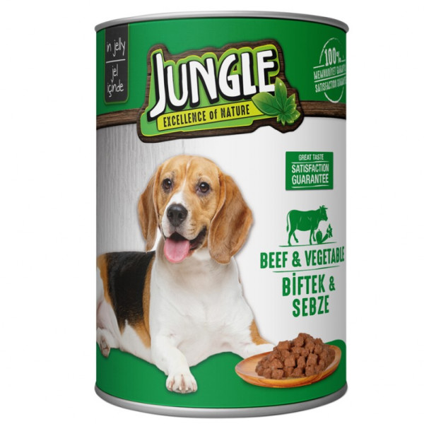 Jungle Yaş Köpek Maması  415 gr 