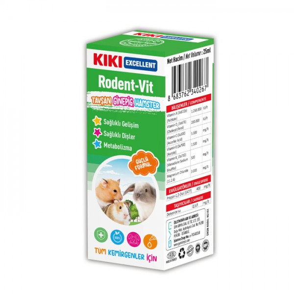 Kiki Sıvı Kemirgen Vitamini 25 ml