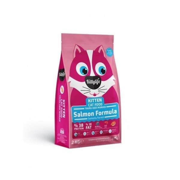 Kittylife Yavru Kedi Maması Somonlu 2 kg