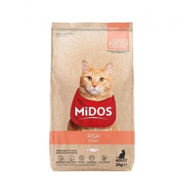Midos Somonlu Kısır Kedi Maması 2 kg