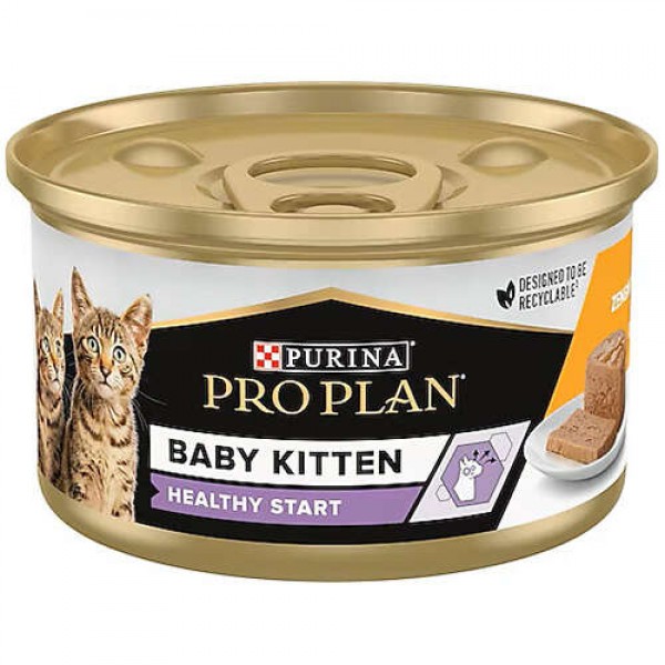Pro Plan Baby Kitten Tavuklu Yaş Yavru Kedi Maması 85 gr