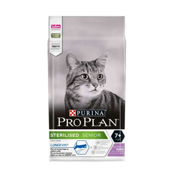 Pro Plan Hindili 7 Yaş Üzeri Kısır Kedi Maması 3 kg