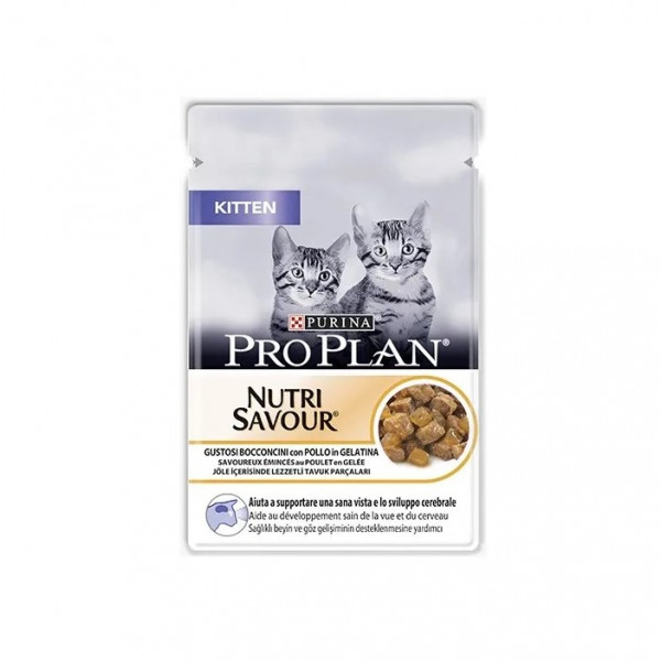 Pro Plan Pouch Yaş Yavru Kedi Maması Tavuklu 85 gr