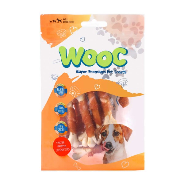 Wooc Tavuk Sargılı Kalsiyum Köpek Ödülü 80 gr